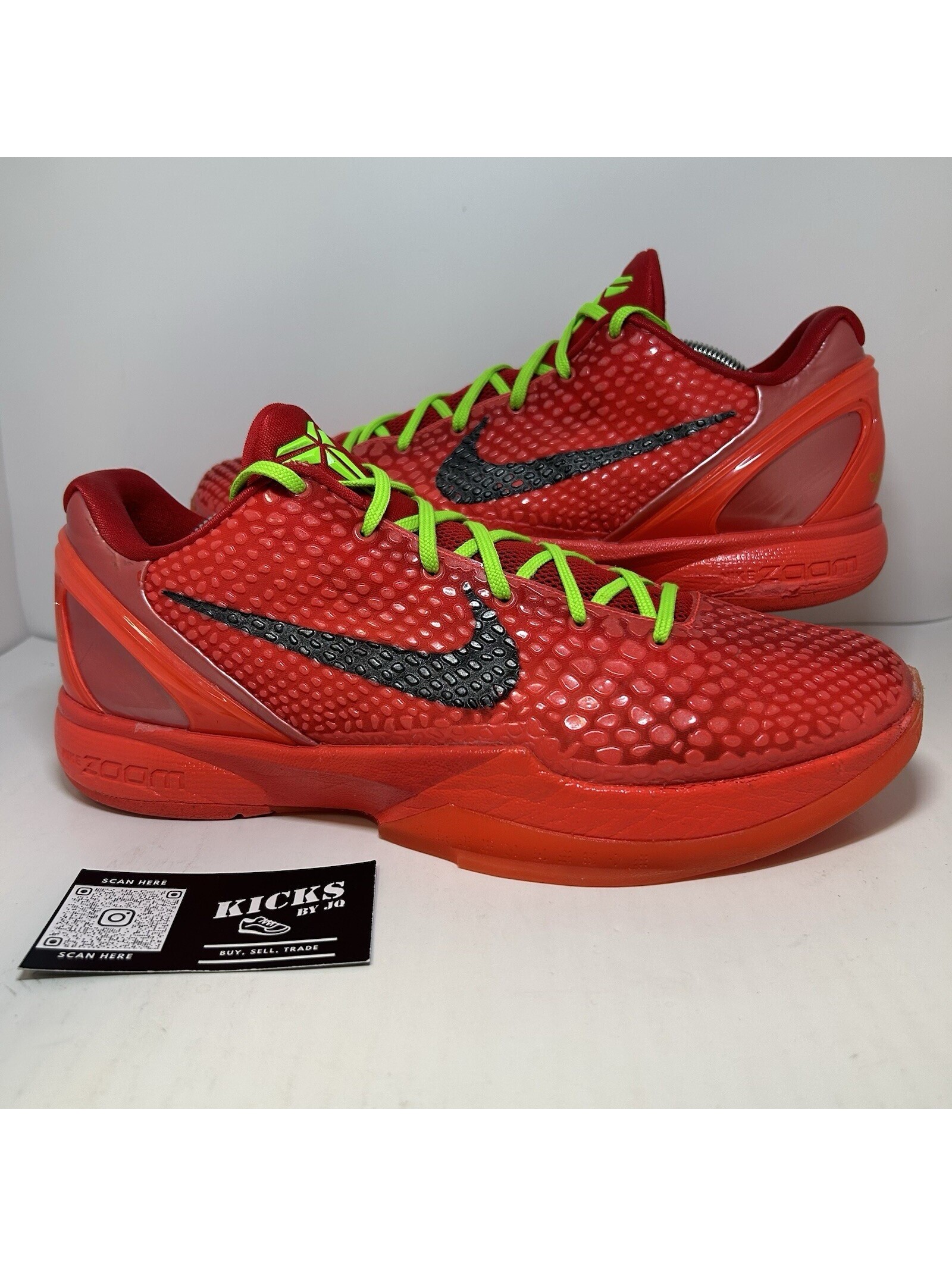 Nike Kobe 6 Protro Reverse Grinch 2023 - Size 11 - (Fv4921-600)